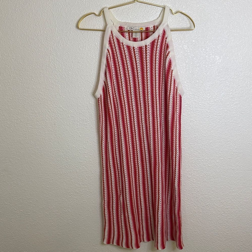 C&C California Pink and Orange Knit dress- XL